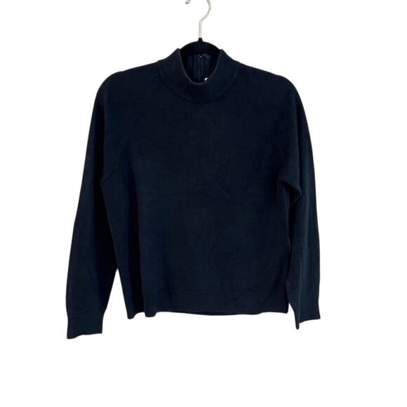 Draper's & Damon's Classic Black Sweater - Petite Large - 100% Acrylic - Picture 1 of 8